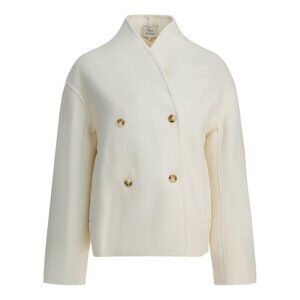 Loulou De Saison Meyer Wool Coat tag size 38 Women